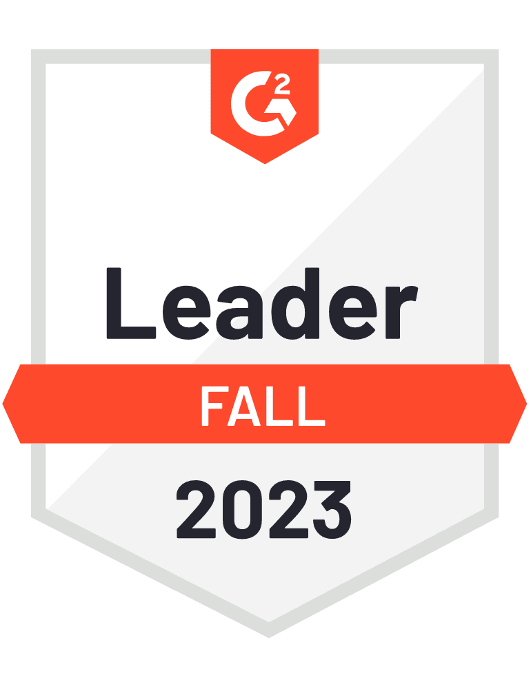 Certn's G2 Fall 2023 Leader Badge for Best Background Check Software