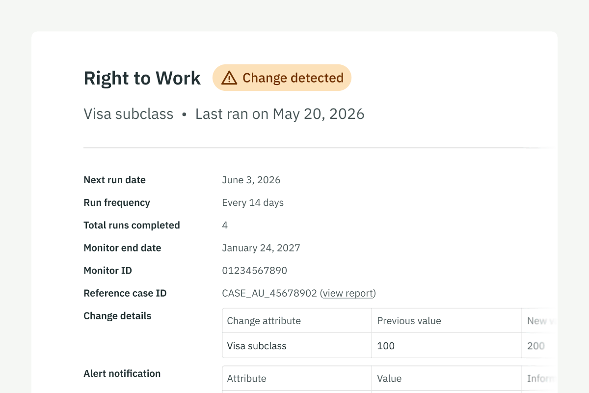 continuous monitoring change detected 1